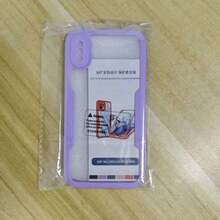 Hadaasi 1pc Soft TPU Bumper + Hard PC Back 2-In-1 Full Coverage Transparent Phone Case With Front Screen Protector, Compatible With IPhone 17 Pro/17 Pro Max/Air/17/16/16E/16 Pro Max/15/14/13/12/11 Pro Max/Plus/SE2/SE3, Galaxy M36/S25 FE, 12/13C/12C/Note 12 Pro/NOTE14 PRO+/NOTE13 PRO/NOTE13 PRO+, POCO M6 PRO, Reno14 Pro/Reno14 F, Hot 60 Pro/Hot 60 Pro+ - Mauve Purple - View 87