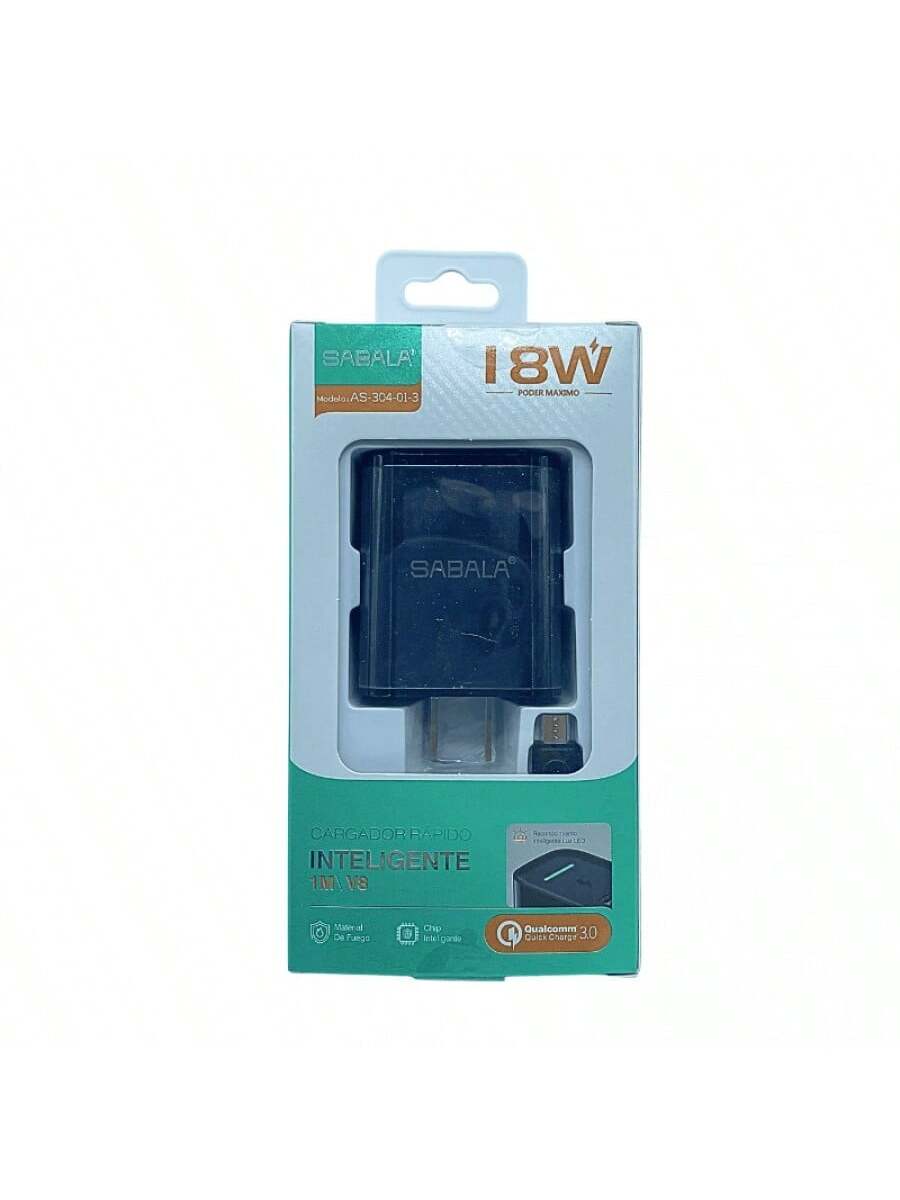 CARGADOR SABALA CABLE V8 18W