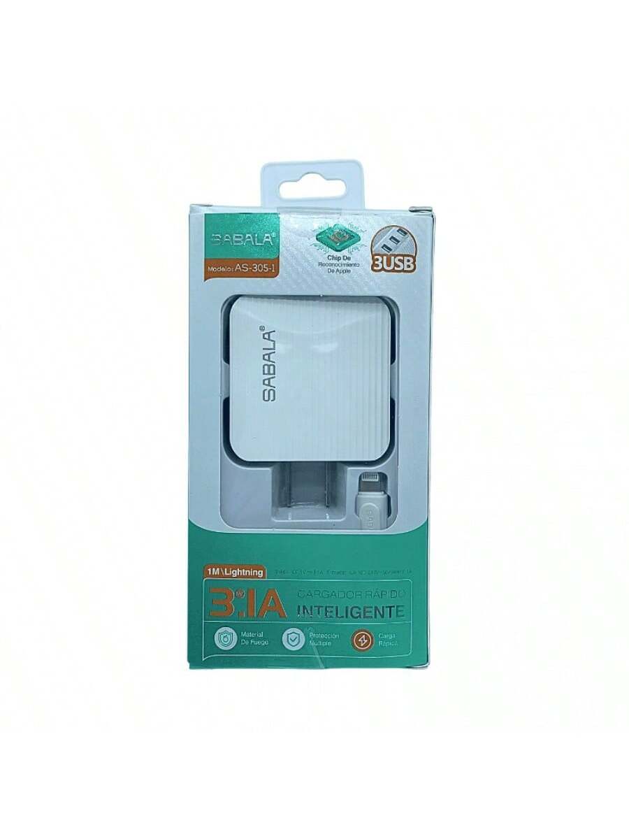 CARGADOR SABALA CABLE IP, 15W