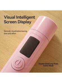XEIJAYI Pink Stand-Up LED Nail Lamp - Dual-Color 360° UV Gel Curing Light For Home & Salon, Quick-Dry Nail Polish Dryer With No Black Hands Design, Perfect For DIY Manicure & Nail Art Lovers - Pink - View 7