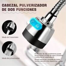 Mezcladora para Fregadero, Llave de Fregadero de Cocina Flexible, Grifo de Cocina con Dos Asas, Grifo de Cuerpo Principal de Latn, Acabado Cromo Espejo - inicial - Ver 4