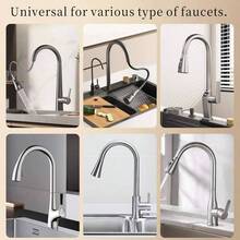 Cabezal Rociador de Grifo de Cocina, Grifo de Reemplazo de Acero Inoxidable Boquilla de Cocina para Cabezal Bao Grifo de Fregadero - inicial - Ver 7