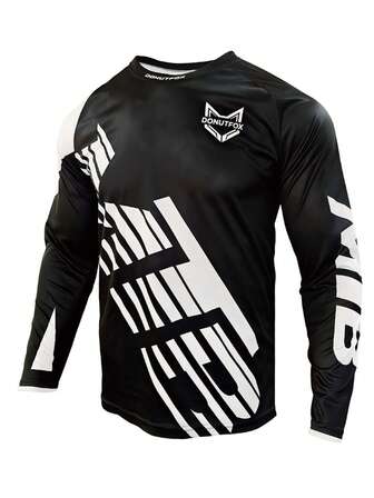  Jersey de motocicleta DONUTFOX 2025 de secado rápido, camiseta de manga larga para bicicleta de montaña, jersey de descenso Donutfox, jersey de MTB de camuflaje transpirable