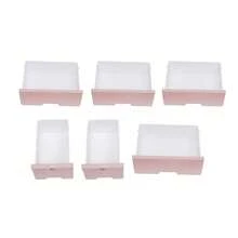 Kommode Aufbewahrungsturm Schrank 6 Schubladenorganisation Drawer Organizer - Pink - Übersicht 8