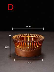 蜡烛茶壶加热器茶加热器加热底座便携式茶壶加热底座茶具烛台咖啡厅牛奶厨房配件返校 - 彩色 - 查看 11