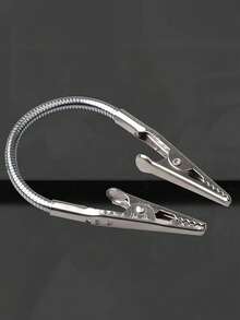 4 件重型多用途鳄鱼夹支架 - 可弯曲设计，适用于办公室、家庭、实验室工具 - 兼容蚊香、笔记、电缆 - 耐用铝合金结构、优质材料、多功能握把、电缆整理器，非常适合办公室工作人员