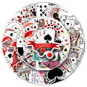 50pcs Cartoon Sticker Pack, Decorative Stickers For Luggage, Water Bottles, Skateboards, Helmets, DIY Self-Adhesive