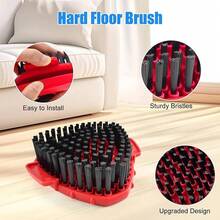 2 Microfiber Mop Refills And 2 Chenille Mop Pads,1 Upgrade Scrub Brush 1 Spin Mop Base O Cedar RinseClean 2 Spin Mop System,Spin Microfiber Mop Refills Cleaning All Floors - 4 xanh + 2 đỏ - Xem 3