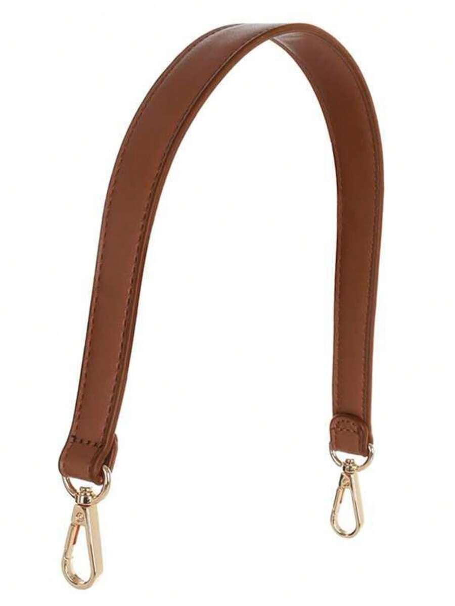 Bolso de hombro de piel de PU 100%, con correa de mano, correa de cartera corta, hebilla dorada, correa de hombro larga