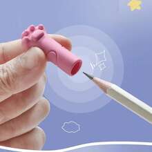 1 pieza/10 piezas/30 piezas/50 piezas Borradores con forma de pata de gato lindos - Regalo de relleno de Navidad. Colores pastel - Topes de lápiz con soporte para escribir, material de PP duradero, adecuado para la escuela, la oficina, el hogar - Compatible con bolígrafos, lápices, marcadores - Ideal para estudiantes, maestros, amantes de los gatos - Suministros de papelería a granel, artículos escolares esenciales, diseño divertido, superficie suave, accesorio funcional, trabajadores de oficina