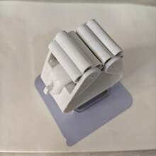 1 pieza Soporte transparente y resistente para trapeador, organizador autoadhesivo para pared, gancho para trapeador, organizador de gancho para baño