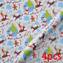 8pcs Christmas Printed Wrapping Paper, 50*70cm, Copper Paper, Suitable For Gift Wrapping, Friend's Gifts, Holiday Packaging, Durable Paper Material, Christmas Tree And Reindeer Design - Multicolor - View 16