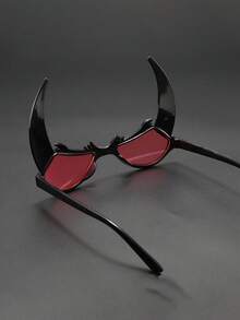 Gafas con cuernos de toro de Halloween, gafas divertidas para disfraz de fiesta de máscaras