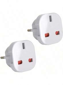 1 件通用英国插头适配器 - 白色，适用于智能手机和平板电脑的插头适配器 - 英規插(220-240V) - 查看 8