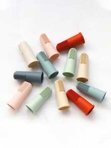 6 Stück Baby transparente Fingerzahnbürste, Kinder weiche Silikon Fingerschutz Zahnbürste, Baby Baby Baby Zähne Bürste - Weiche Baby Zahnbürste - Ideal für Zahnen und Mundreinigung - Toll für Kinder und Babys, Bestes Geschenk für Babys, Babyartikel