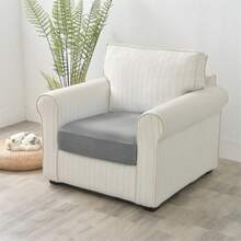 1PC Soft Velvet Sofa Cover Elastic Plain Sofa Seat Cushion Covers Pet-Friendly Removable Warm Couch Slipcovers Home Decor