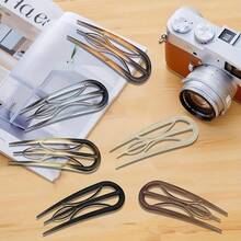 3 pezzi Fermagli per capelli francesi - Fermagli in acetato retrò a forma di U, adatti per capelli fini e grossi, presa delicata, adatti per chignon, raccolti, code di cavallo, per età 14+