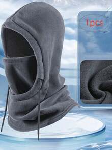 Outdoor Fleece Hat, Cycling Neck Gaiter, Windproof Balaclava, Motorcycle Face Mask, Neck Warmer - All-In-One Warm And Windproof Gear