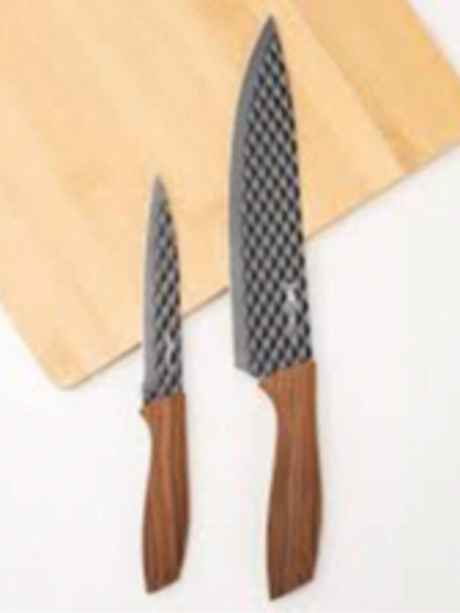 Cuchillo antiadherente Anti Stick filo profesional cocina alimentos anti pegado utensilio chef resistente fácil limpieza - Multicolor - Ver 1