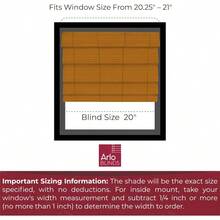 Sheer Bamboo Roman Shades With Valance Dali Native 20" W X 60" H Light Filtering Cordless Blinds For Interior Windows Real Natural Bamboo Material Mounting Hardware Included - 達利原生20Wx60H - 查看 3