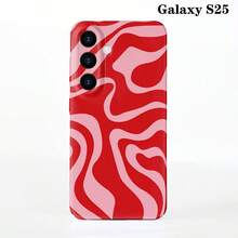 1pc Minimalist Asymmetrical Patchwork Pattern Glossy Hard Shell Phone Case, Suitable For IPhone 11/12/13/14/15/16 Pro Max