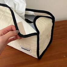 Caja de pañuelos de estilo coreano con diseño de cartón de leche cuadrado, dispensador de pañuelos de pie, soporte rectangular para pañuelos de papel, caja para toallitas húmedas