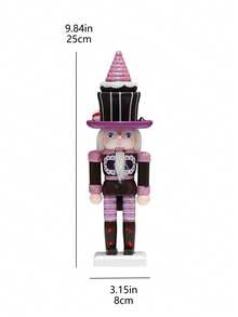 25cm Nutcracker Soldier Home Decor Wooden Nutcracker Doll Christmas Decoration, European Style New Nutcracker Hanging Ornament Cartoon Plush Doll, 10in Factory Direct Christmas Decoration Nutcracker Soldier Christmas Gift Christmas Decorations Home Christmas Gifts Christmas Decor - Multicolor - View 18