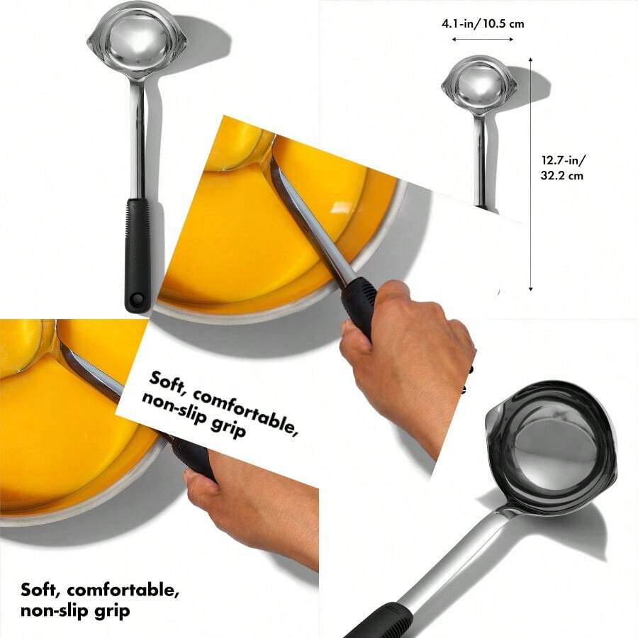 Cuchara de acero inoxidable OXO Good Grips - Acero inoxidable - Ver 1