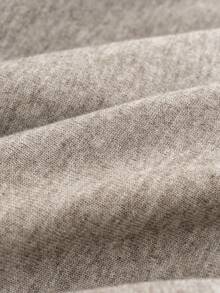 GIGOGOU Áo len dài tay ấm áp đính hạt thời trang cho nữ mùa thu đông, quần áo len giản dị cơ bản, quần áo mùa thu sang trọng - Màu Khaki - Xem 8