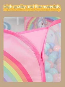 Foldable Ball Pit For Kids 0-3 Years Old, Crawling Training Toy, Indoor/Outdoor Dual-Use, Parent-Child Interactive Play Pit, Halloween Party Essential (Balls Not Included)