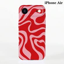 1pc Minimalist Asymmetrical Patchwork Pattern Glossy Hard Shell Phone Case, Suitable For IPhone 11/12/13/14/15/16 Pro Max