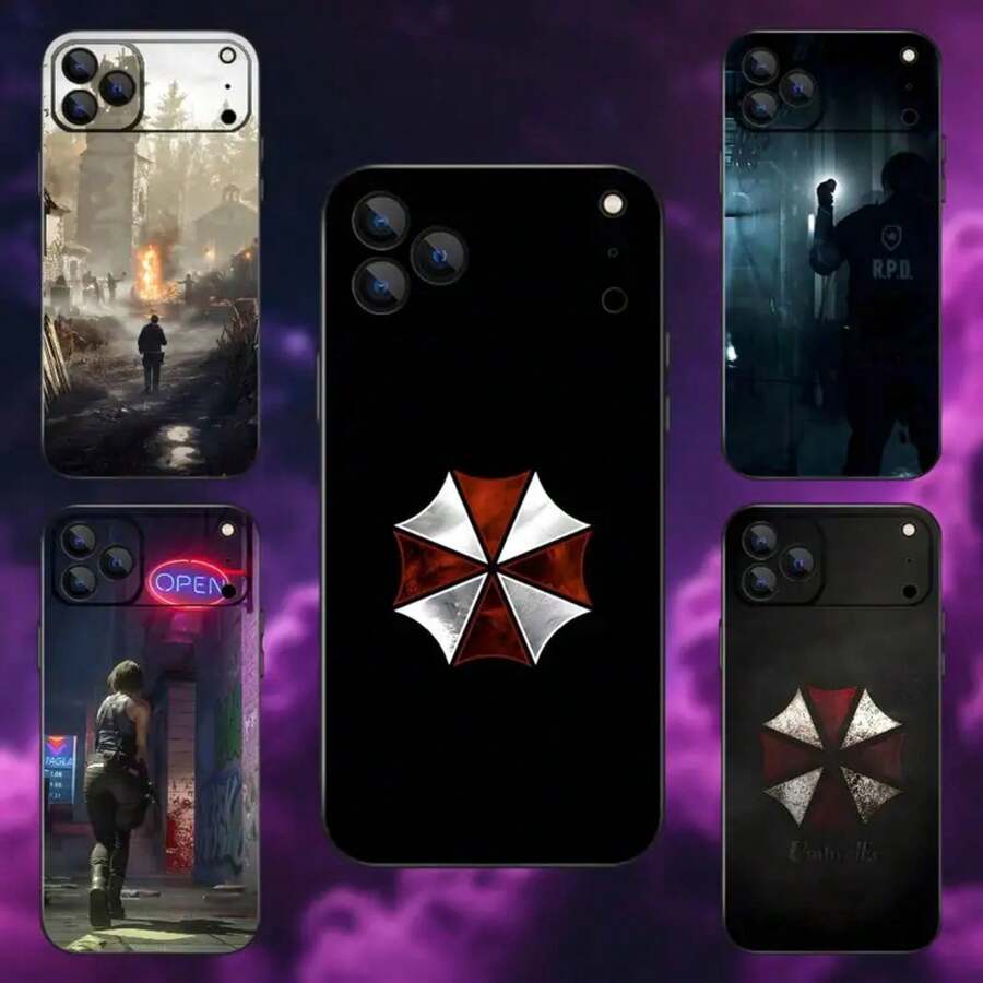 Custodia per telefono compatibile con videogioco , adatta per modelli 17, 16, 15, 14, 13, 12, Pro, Max, Plus, E, SE4, Air, Mini, in morbida scatola nera, compatibile con custodia per modelli 17, 17 Pro, 17 Pro Max