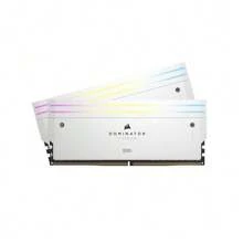 CORSAIR Dominator Titanium RGB DDR5 RAM 64GB (2x32GB) DDR5 6400MHz CL32 Intel XMP Computer Memory Compatible With ICUE - White (CMP64GX5M2B6400C32W) - White - View 1