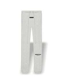 Fear Of God Essentials 浅燕麦色 SS22 男裤 吸汗透气保暖百搭标志纯色弹性好易洗速干运动户外跑步日常学校灰色 130BT212032F - 淡燕麥片 - 查看 3