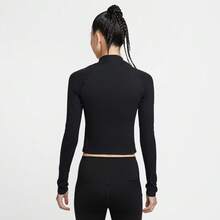 Nike Áo tập nén tay dài Dri-FIT dành cho nữ HV3737-010 - màu đen - Xem 2