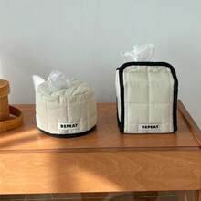 Caja de pañuelos de estilo coreano con diseño de cartón de leche cuadrado, dispensador de pañuelos de pie, soporte rectangular para pañuelos de papel, caja para toallitas húmedas