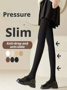 1/3/5 đôi, tất dài qua đùi cho đồng phục JK mùa thu đông của phụ nữ, miếng đệm đầu gối dài, tất dài màu trơn chịu áp lực siêu nhỏ, tất ống dài High Beauty, tất đi chơi hàng ngày, đồ dùng thể dục thiết yếu, thoải mái khi mang, kiểu dáng đa năng, nhẹ và thoải mái, thích hợp để đi làm hàng ngày - Nhiều màu - Xem 2