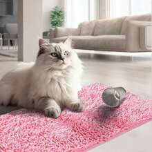 柔软珊瑚绒宠物地毯/垫子 - 超强吸水性，适用于兔笼，为小型动物提供舒适的睡眠环境 - 彩色 - 查看 17