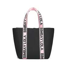 Women's Nylon Handbag, Large Shoulder Bag With Multiple Pockets, Casual Tote Bag With Zipper For Work, Travel And College - Hồng - Xem 1