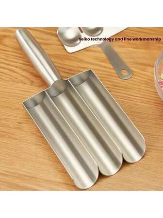 1pc Stainless Steel Meatball Maker, Suitable For Quickly Making Various Meatballs And Fish Balls