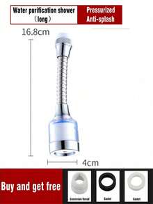 10pcs Faucet Water Filter Element Remove Chlorine Heavy Metals Filtered Showers Head Bath Filtration Purifier Soften Hard Water - Multicolor - View 14