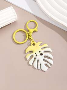 مستلزمات جديدة ساخنة البيع، سلسلة مفاتيح ورقة ombre مطلية بالسبائك اليدوية DIY، سلسلة مفاتيح سيارة ورقة سلحفاة ذات لون تدرجي ماكرون، هدية إبداعية للحبيب والصديق والصديقة والعطلات والهاتف المحمول وملحقات السيارة وسلسلة مفاتيح أكياس عيد الميلاد وهدايا المعلم والأخت