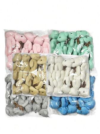 10PCS Cute Little Teddy Bear Plush Toys Soft Stuffed Animal Teddy Bear Toy Joint Bear Wedding Bouquet Gift Toy Dolls Plush Toy Doll Gifts For Kids Birthday Decor Wedding Festival Gifts Bedroom Decor Bag