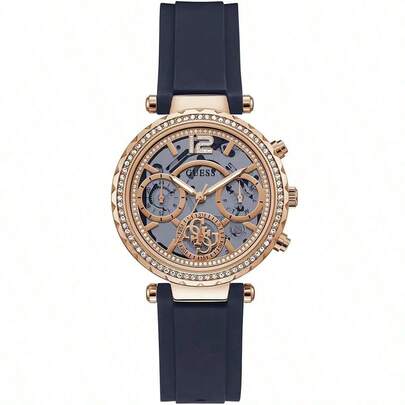  GUESS 女士银色多功能手表 GW0403L1/GW0403L2/GW0403L3/GW0484L1/GW0484L2