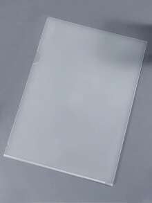 5/10/30 piezas Carpeta de archivo en forma de L tamaño A4, Bolsa de archivo de plástico transparente PP tamaño A4, Suministros de oficina Archivo de documento de página única, Resistente al agua y reforzado