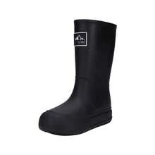 Women Rain Footwear - Khaki [Fleece Lined] - View 7