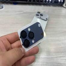 高强度玻璃镜头盖,兼容 Apple 14/15/16 Pro Max - 立即转换为 17 Pro Max 17 Pro - 橘色 - 查看 5