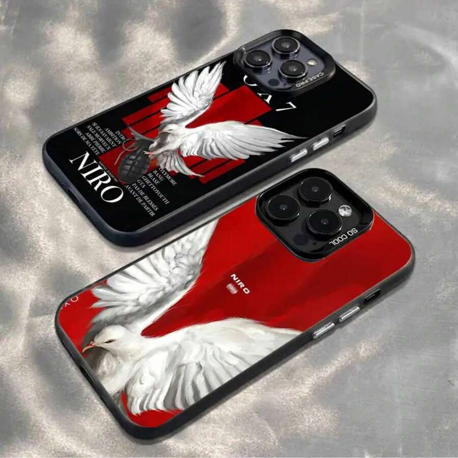 Funda de teléfono N-NIRO O-OX7 para 17, 16, 15, 14, 13, 12, 11, Pro, MAX, plus, cubierta negra mate a prueba de golpes - z7 - Ver 1