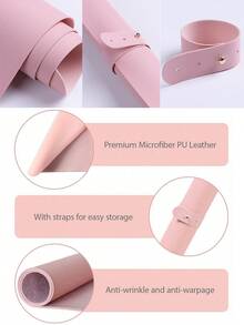 6 Colors Foldable Multi-Purpose Nail Art Table Mat,Soft Microfiber Leather, Waterproof And Stain-Resistant, Nail Art Cleaning Table Mat,Suitable For Professional Nail Salons And Home Use - Multicolor - View 7