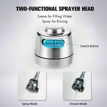 Mezcladora para Fregadero, Llave para Fregadero de Cocina Flexible, Grifos para Cocina, Grifo de Cocina con Dos Asas, Grifo de Cuerpo Principal de Acero Inoxidable, Acabado Cromo Espejo, SP - 80202 - Cromo Espejo 1 - Cuerpo de Acero Inoxidable - Ver 7